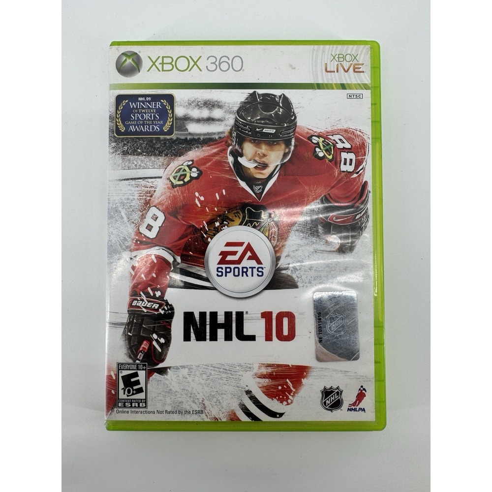 NHL 10‎ Microsoft Xbox 360 EA Sports CIB With Manual